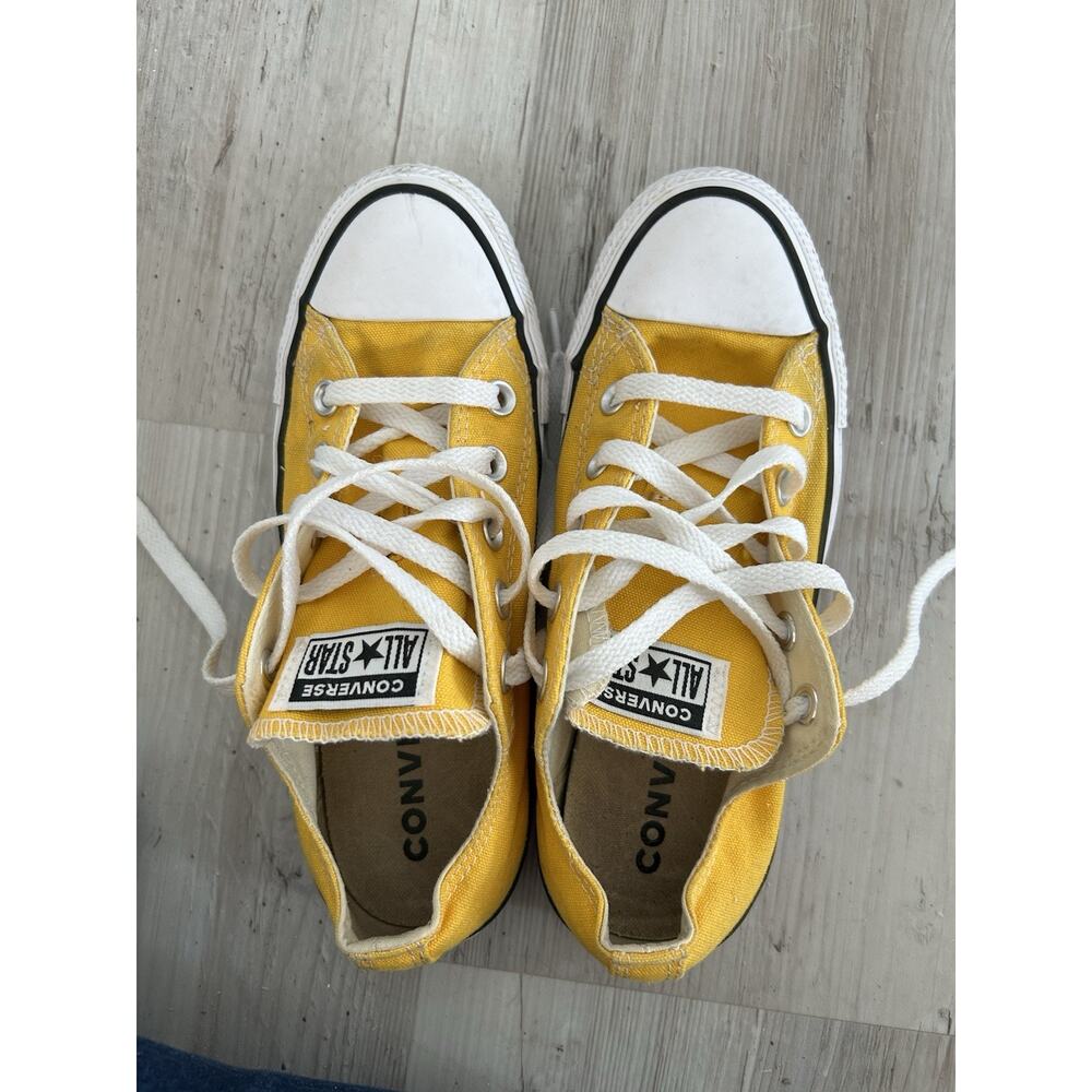 Converse Chuck Taylor All Star Low Sneakers Unisex M4/W6 Lemon Chrome 130129F - Picture 5 of 11